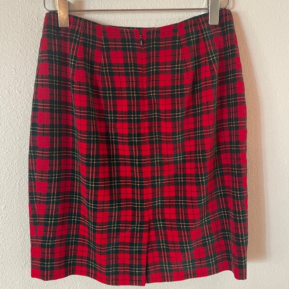 Talbots Plaid Mini Skirt‎ Size 4P - Picture 2 of 8